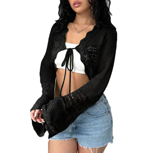 Damen Häkeljacke mit weitem Arm EB