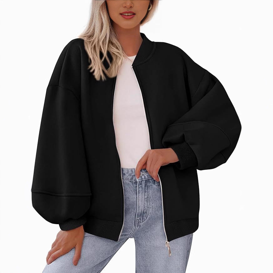 Damen modische Oversized-Jacke EB