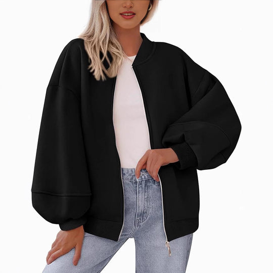 Damen modische Oversized-Jacke EB