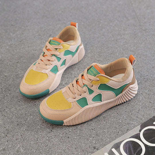 Damen Sportliche Sneakers mit atmungsaktiver Mesh-Oberfläche und flexiblem Profil EB