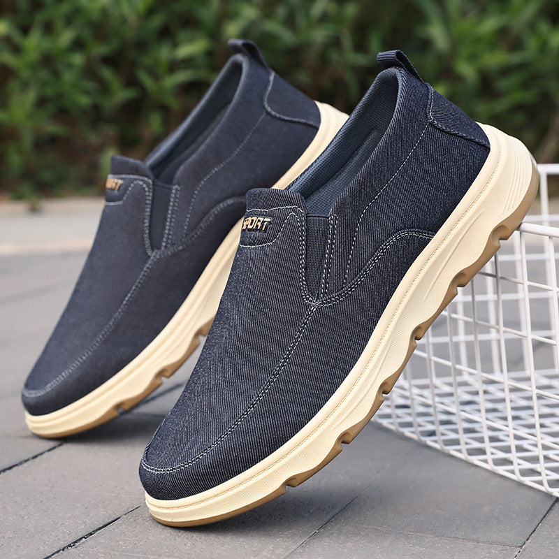 Damen Bequeme Slip-On Freizeitschuhe mit elastischem Obermaterial EB