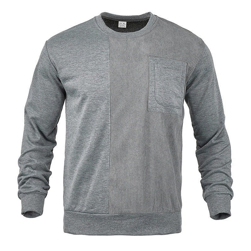 Herren Sweatshirt mit strukturierter Front EB