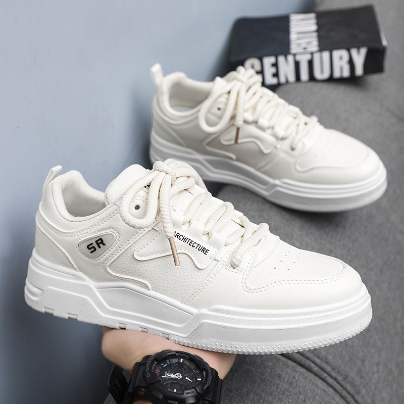 Damen Sportliche Retro Sneakers mit atmungsaktiver Oberflächenstruktur und stoßdämpfender Sohle EB