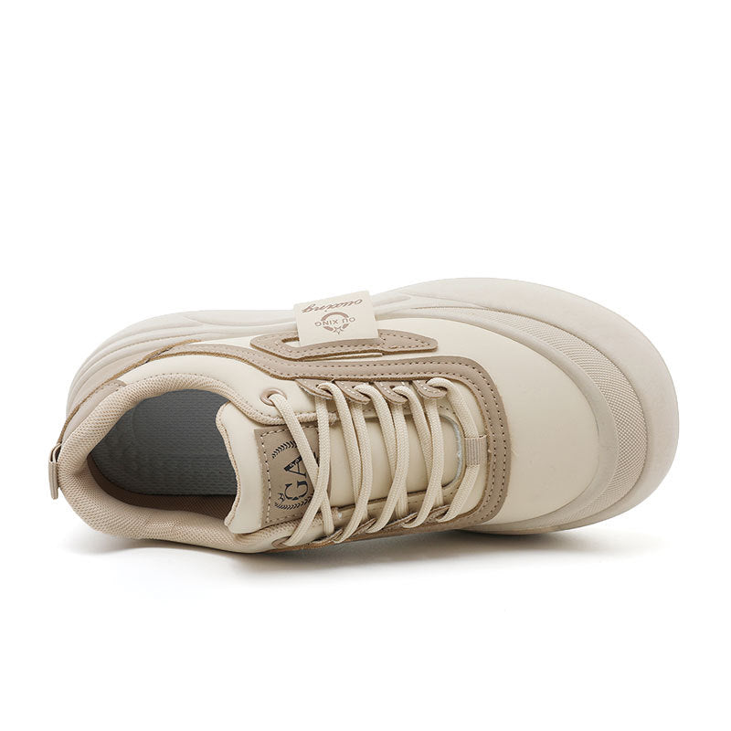 Damen modische Plateau Sneakers mit Sportprofil und atmungsaktivem Obermaterial EB