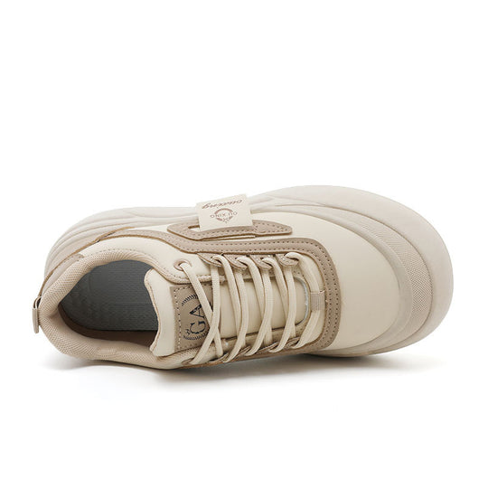 Damen modische Plateau Sneakers mit Sportprofil und atmungsaktivem Obermaterial EB