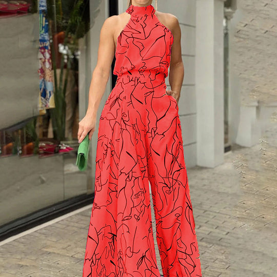 DamenEleganter Jumpsuit mit raffinierten Details EB