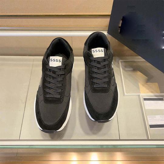 Damen modische Sneaker mit komfortablem Obermaterial und stabiler Profilsohle EB