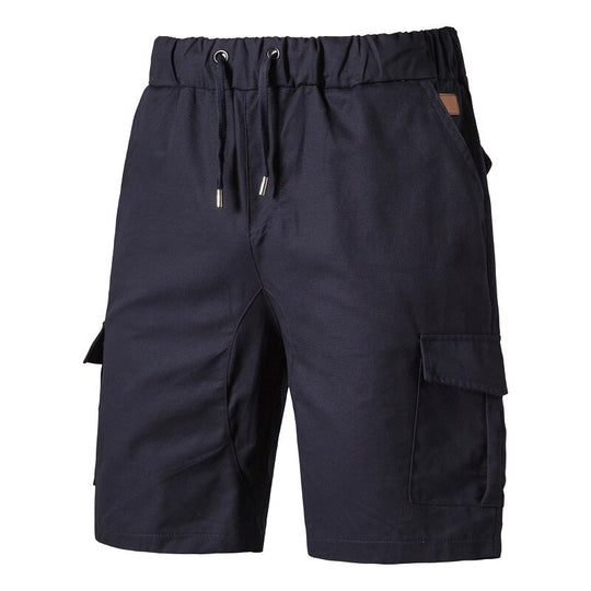 Herren lockere Cargo-Shorts mit praktischen Taschen und elastischem Bund EB