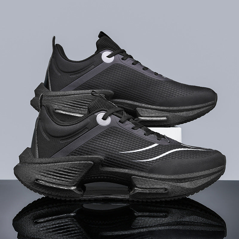 Unisex leichte Straßen-Laufschuhe mit stabilisierender TPU-Fersenkappe, reaktionsfreudiger EVA-Zwischensohle und griffiger Profilgummilaufsohle EB