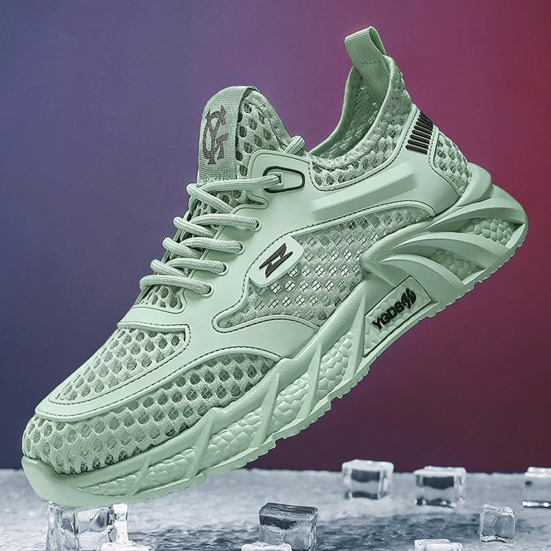 Damen Sportliche Mesh-Laufschuhe mit atmungsaktiver Struktur und innovativer Dämpfungstechnologie EB