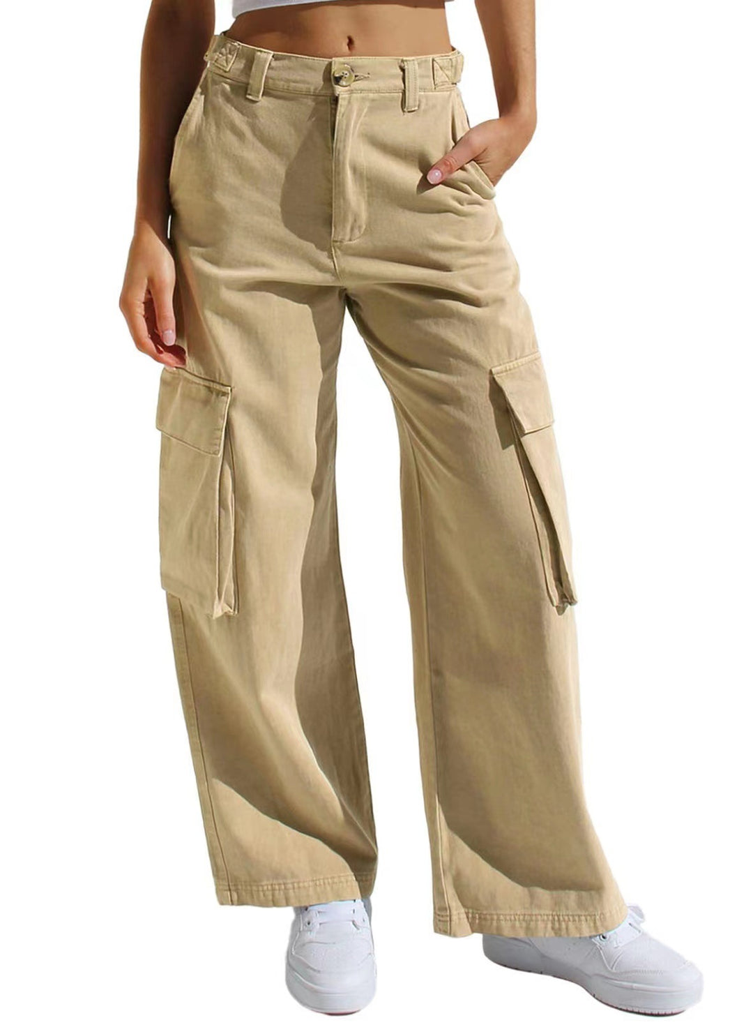 Damen Utility-Hose im Cargo-Stil EB