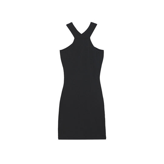 Damen Knotendetail Bodycon Kleid EB