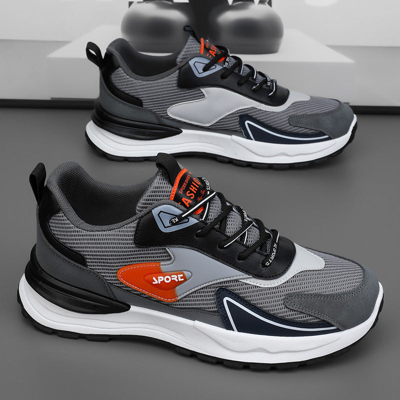 Damen Sportliche Sneakers mit atmungsaktiver Mesh-Konstruktion und dämpfendem Sohlenprofil EB