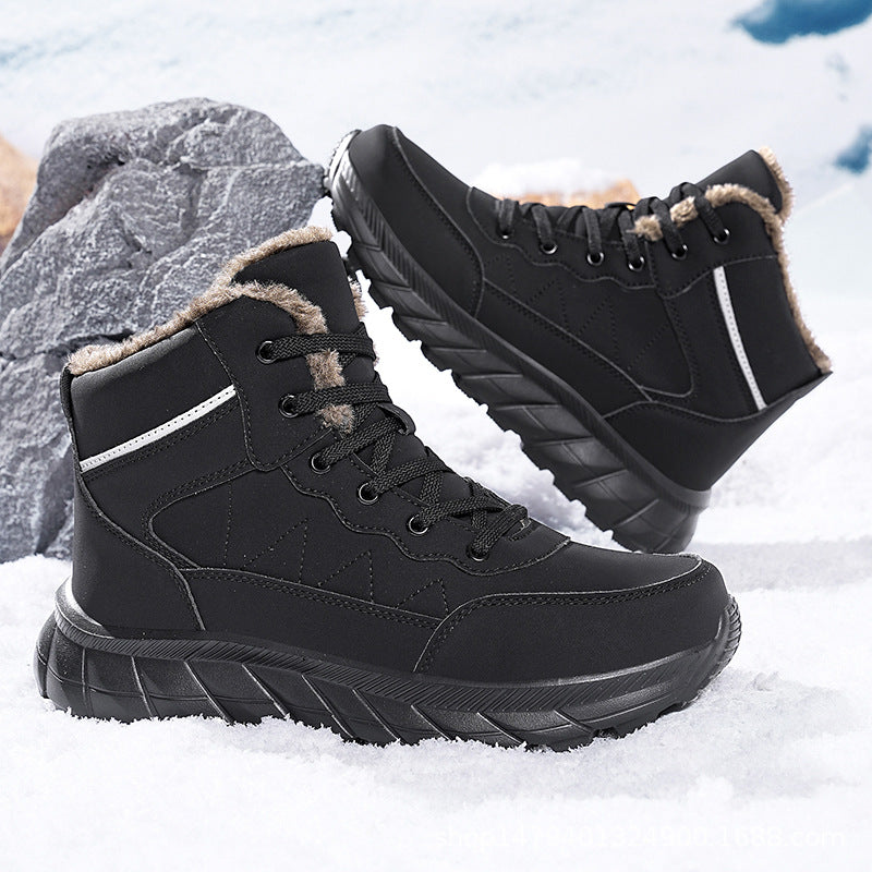 Damen Hohe Winterstiefel mit kuscheligem Futter und griffiger Sohle EB