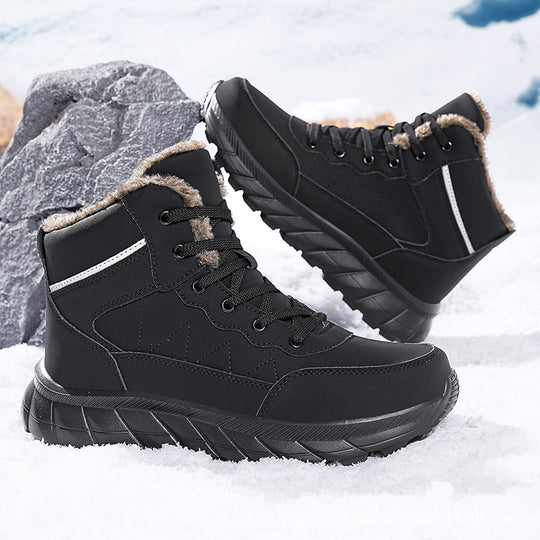 Damen Hohe Winterstiefel mit kuscheligem Futter und griffiger Sohle EB