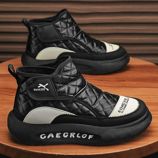 Damen modische Winterstiefel mit strapazierfähigem Obermaterial und rutschfester Sohle EB