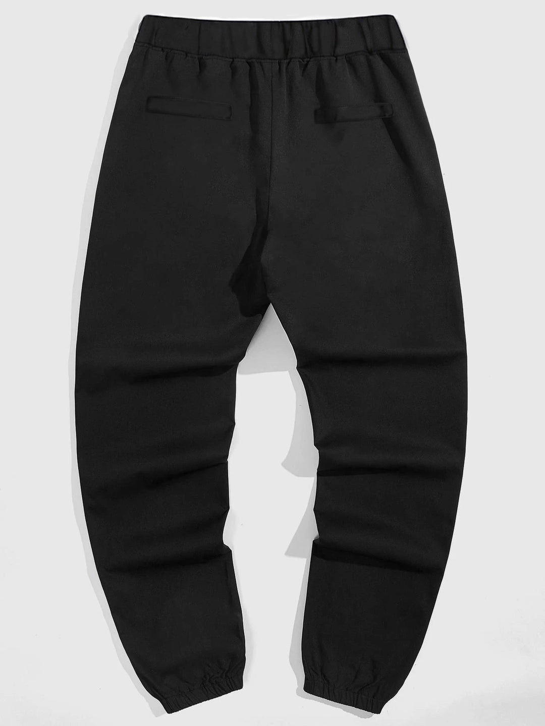 Herren Freizeit Jogginghose mit kontrastierenden Reißverschlusstaschen und elastischem Bund EB