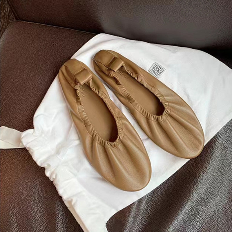 Damen elegante Mokassins mit flexiblem Gummizug EB
