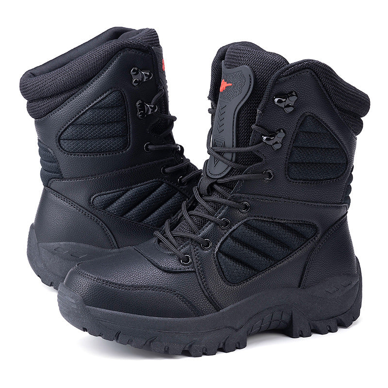 Herren robuste wasserabweisende Winterstiefel mit rutschfester Sohle EB