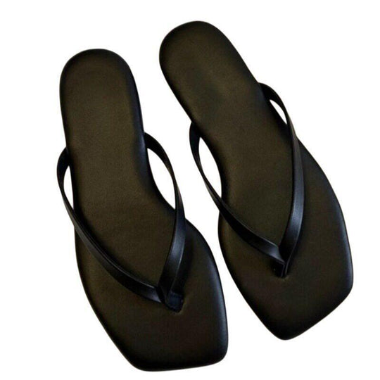 Damen Zehensteg-Sandalen mit modernem Design und ergonomischem Fußbett EB