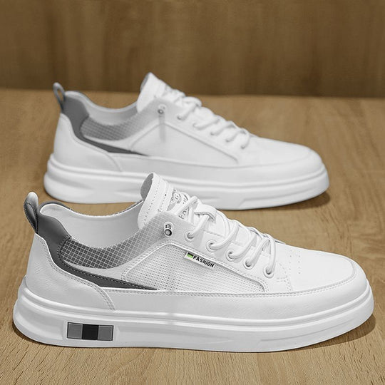 Damen Modische Sneakers mit atmungsaktiven Mesh-Einsätzen und stoßdämpfender Sohle EB