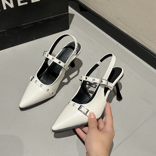Damen eleganter Slingback-Pumps mit modischen Stilelementen EB