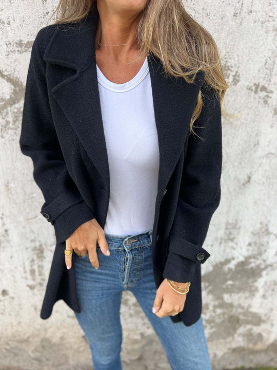 Damen schicker Wollmantel EB