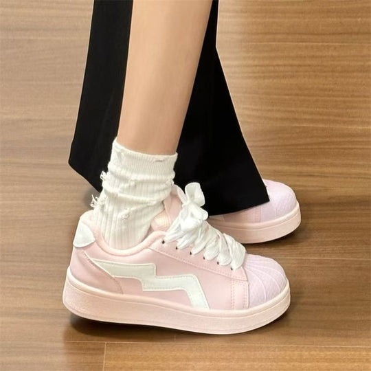 Damen Modische Sneaker mit atmungsaktivem Obermaterial und bequemer Dämpfung EB