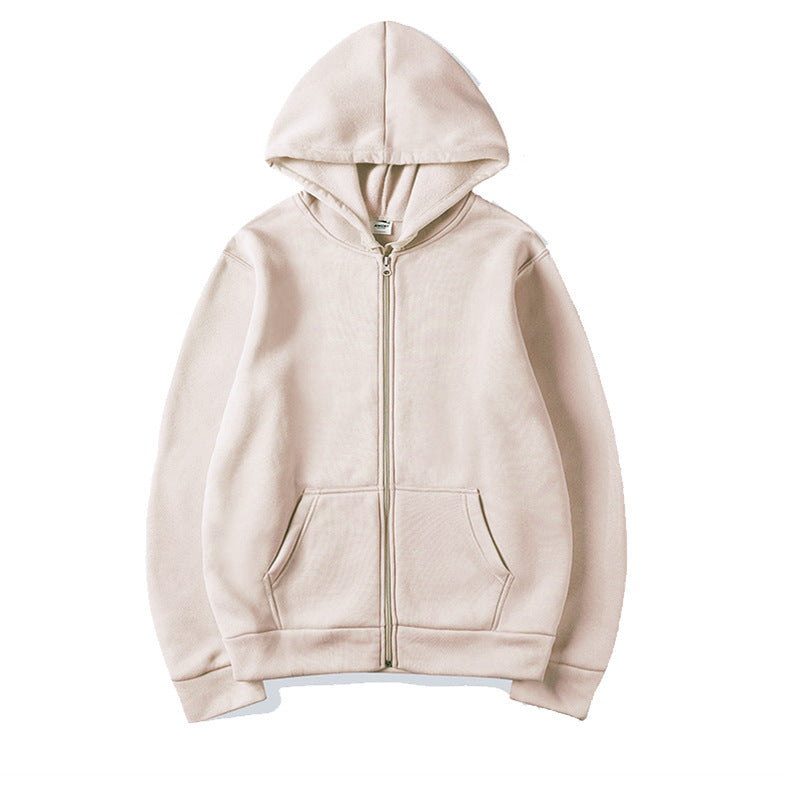 Damen Kapuzensweatshirt mit durchgehendem Reißverschluss und seitlichen Taschen EB
