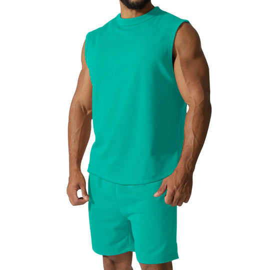 Herren sportliches Kurzarm-Set aus atmungsaktivem Material EB