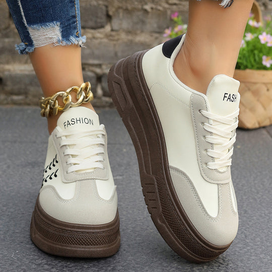Damen Sneakers mit dicker Laufsohle und modischem Design EB
