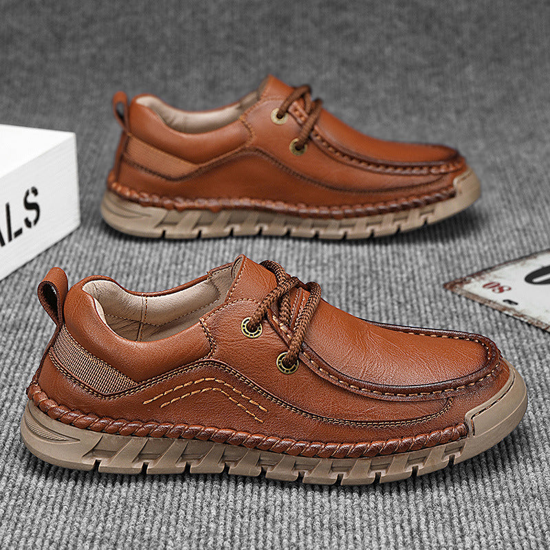 Herren Bequeme und robuste Schnürschuhe mit rutschfester Sohle EB