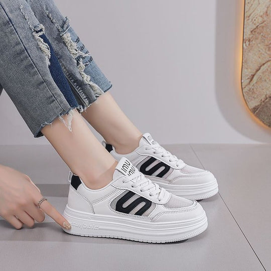 Damen Sneaker mit rutschfester Sohle und atmungsaktivem Mesh-Obermaterial EB