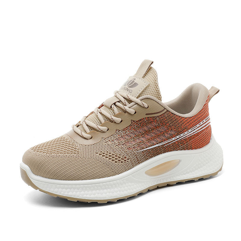 Damen Sportliche Freizeitsneaker mit atmungsaktivem Mesh-Obermaterial und dämpfender Sohle EB