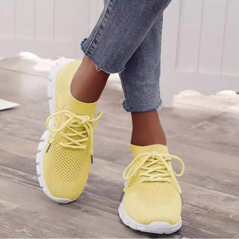 Damen Atmungsaktive Lauf-Sneakers mit flexibler Sohle EB