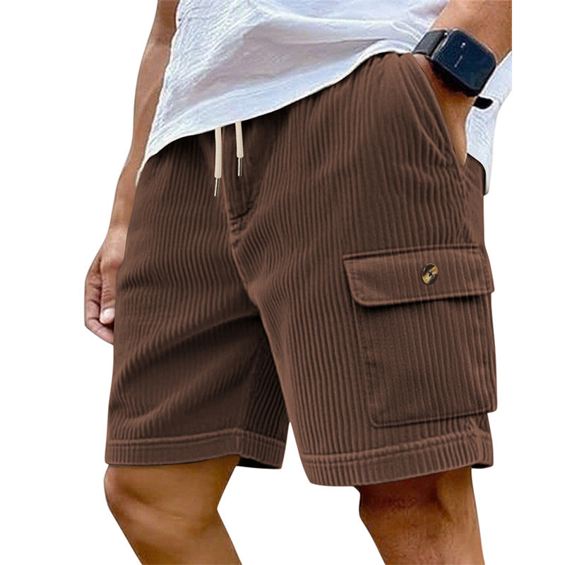 Herren Cargo-Shorts mit schmalem Schnitt und praktischen Seitentaschen EB