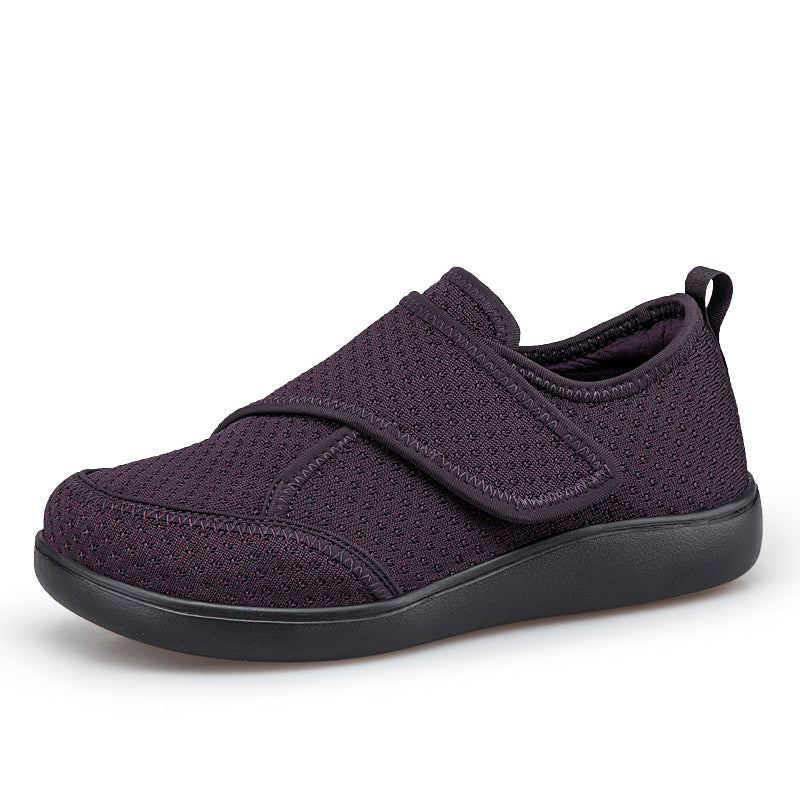 Herren nan orthopädischer Pantoffel mit verstellbarem Klettverschluss, atmungsaktivem Mesh und stoßdämpfender Schaumstoffsohle EB