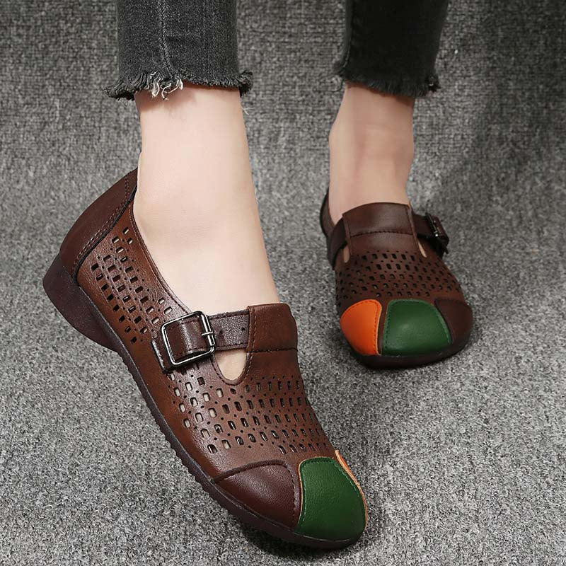 Luftige Damensandalen mit Schnalle – Zoë EB
