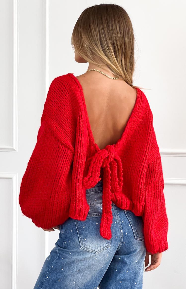 Damen lässige Strickjacke mit Bindeverschluss und weiten Ärmeln EB