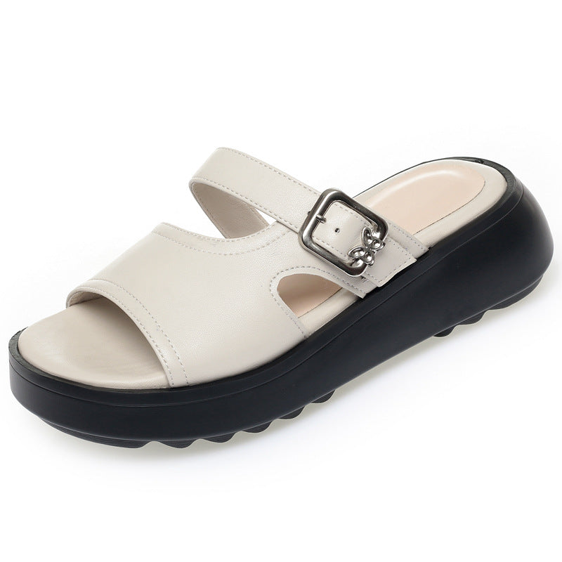 Damen Komfortable Riemchensandalen mit verstellbarem Riemen und gepolsterter Sohle EB