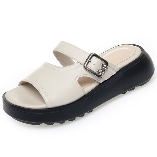 Damen Komfortable Riemchensandalen mit verstellbarem Riemen und gepolsterter Sohle EB