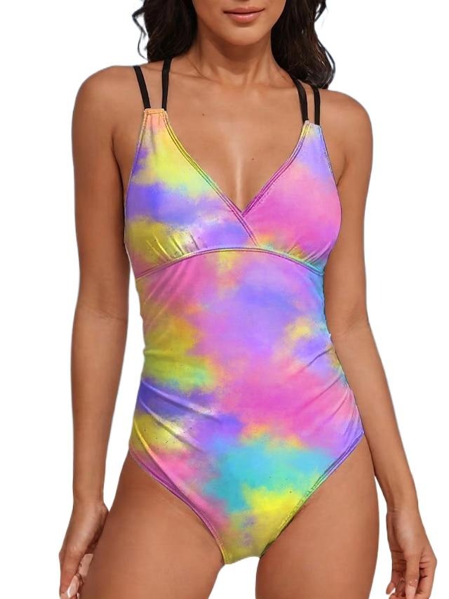 Damen Sportlicher Einteiler mit Farbverlauf EB