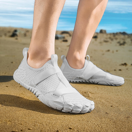 Damen Flexible und Wasserdichte Sportschuhe mit verstellbarem Klettverschluss EB