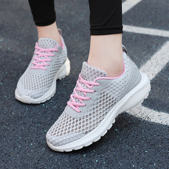 Damen Atmungsaktive Sneakers mit flexibler Sohle und rutschfester Laufsohle EB