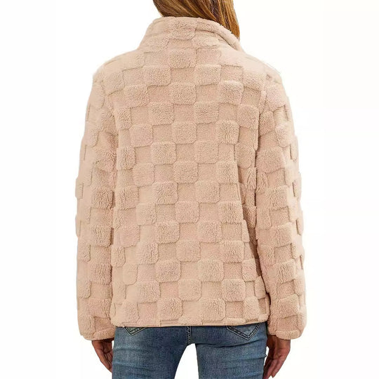 Damen kuschelige Fleecejacke EB