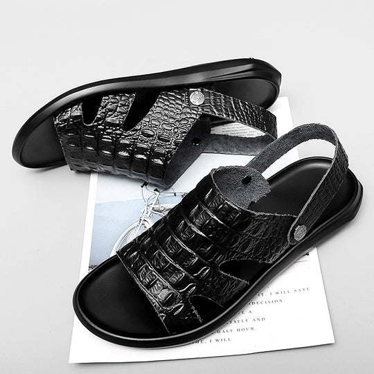 Herren Komfortable Ledersandalen mit ergonomischem Design EB
