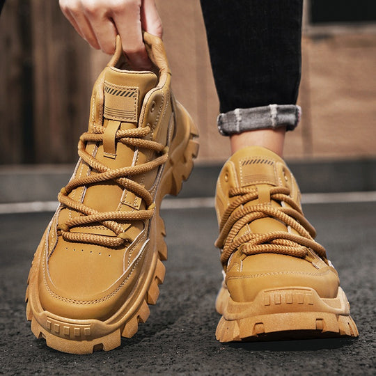 Damen Trendige High-Top Sneakers mit rutschfester Sohle und dämpfender Innenausstattung EB