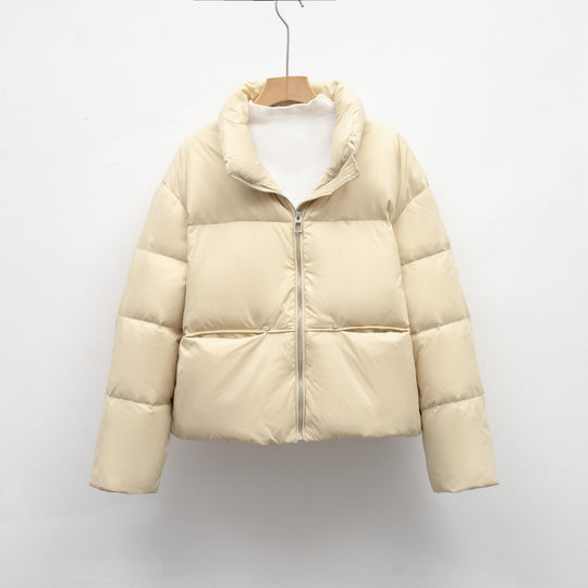Damen hochwertige Steppjacke mit kurzem Schnitt EB