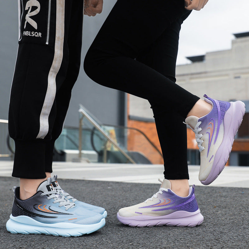 Damen Sportliche Laufschuhe mit dämpfender Sohle und atmungsaktivem Obermaterial EB