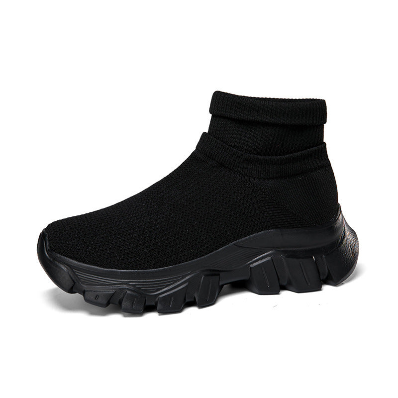 Damen Hochleistungs-Laufschuhe mit atmungsaktiver Strick-Oberfläche und rutschfester Sohle EB